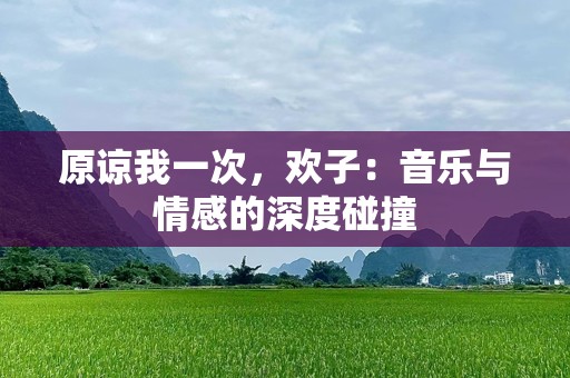 原谅我一次，欢子：音乐与情感的深度碰撞