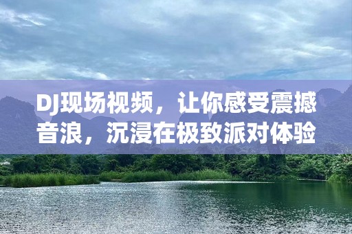 DJ现场视频，让你感受震撼音浪，沉浸在极致派对体验