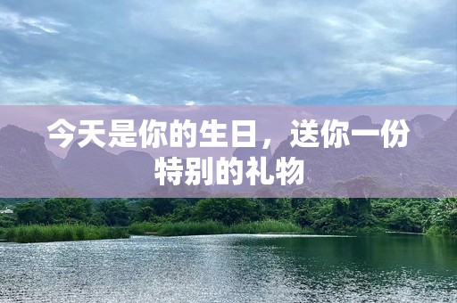 今天是你的生日，送你一份特别的礼物