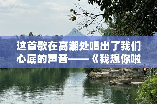 这首歌在高潮处唱出了我们心底的声音——《我想你啦》