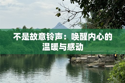 不是故意铃声：唤醒内心的温暖与感动