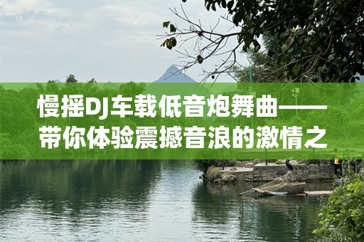 慢摇DJ车载低音炮舞曲——带你体验震撼音浪的***之旅