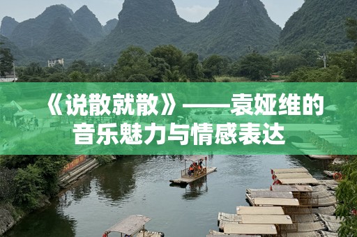 《说散就散》——袁娅维的音乐魅力与情感表达