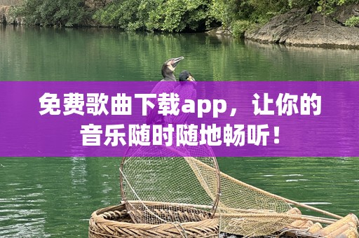 免费歌曲下载app，让你的音乐随时随地畅听！