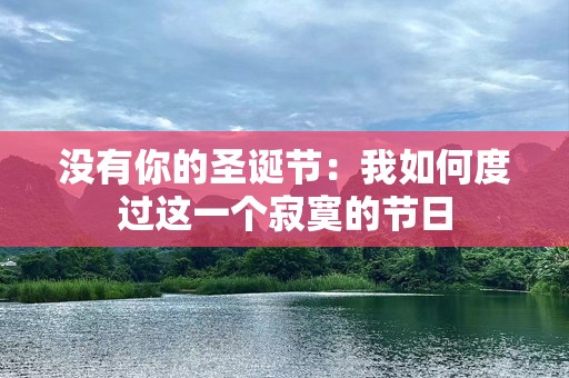 没有你的圣诞节：我如何度过这一个寂寞的节日
