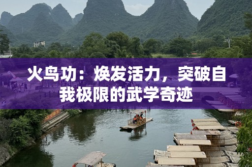 火鸟功：焕发活力，突破自我极限的武学奇迹