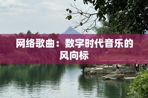网络歌曲：数字时代音乐的风向标