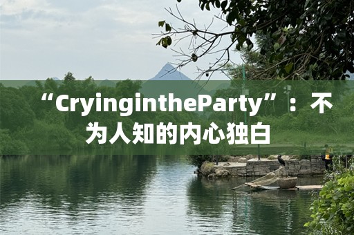 “CryingintheParty”：不为人知的内心独白