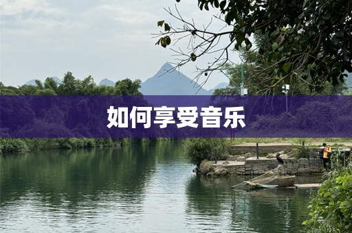 如何享受音乐