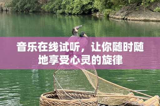 音乐在线试听，让你随时随地享受心灵的旋律