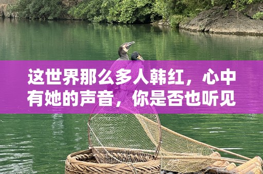 这世界那么多人韩红，心中有她的声音，你是否也听见？