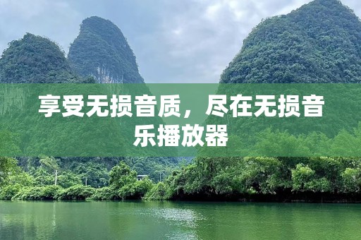 享受无损音质，尽在无损音乐播放器