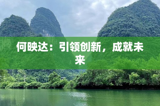 何映达：引领创新，成就未来