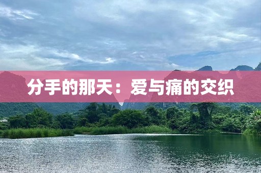 分手的那天：爱与痛的交织