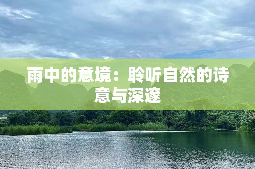 雨中的意境：聆听自然的诗意与深邃