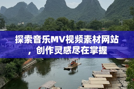 探索音乐MV视频素材网站，创作灵感尽在掌握