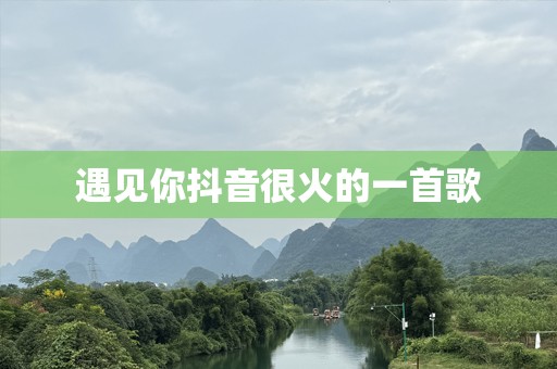 遇见你抖音很火的一首歌