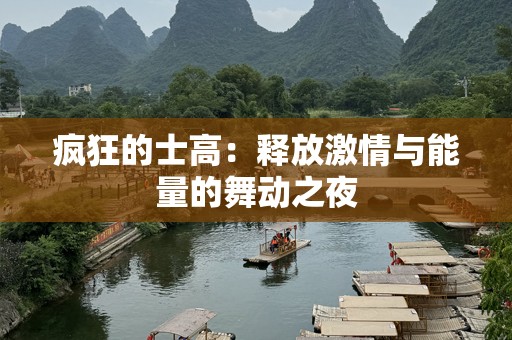 疯狂的士高：释放激情与能量的舞动之夜
