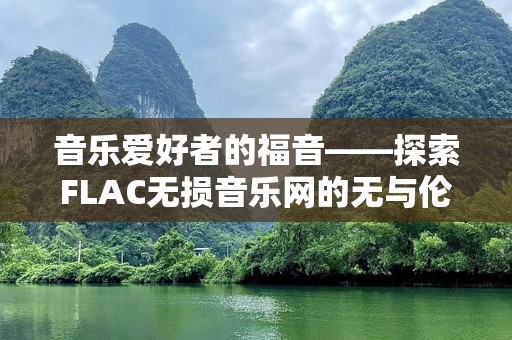 音乐爱好者的福音——探索FLAC无损音乐网的无与伦比魅力