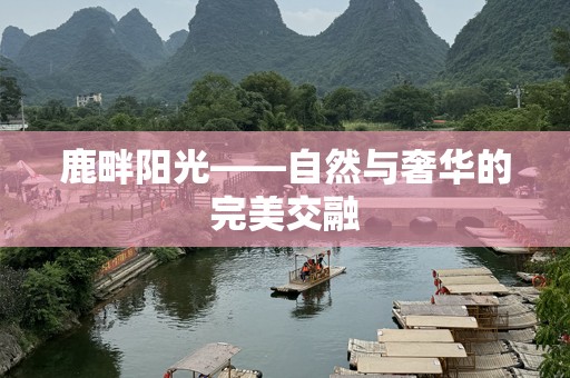 鹿畔阳光——自然与奢华的完美交融