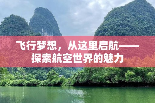 飞行梦想，从这里启航——探索航空世界的魅力