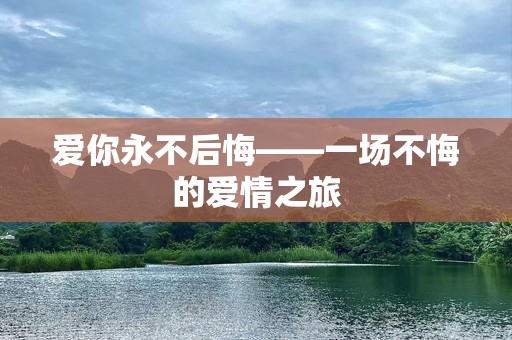 爱你永不后悔——一场不悔的爱情之旅