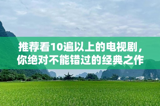推荐看10遍以上的电视剧，你绝对不能错过的经典之作！