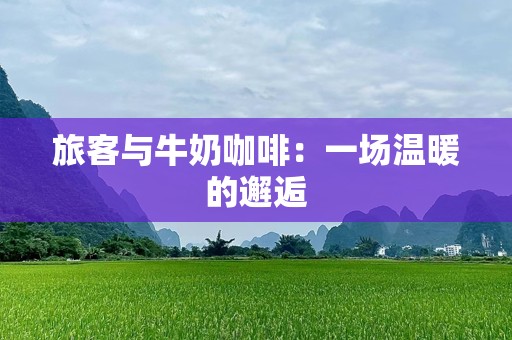 旅客与牛奶咖啡：一场温暖的邂逅