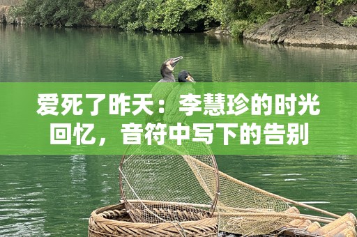 爱死了昨天：李慧珍的时光回忆，音符中写下的告别