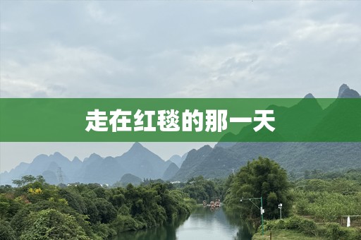 走在红毯的那一天
