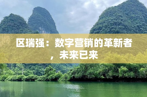 区瑞强：数字营销的革新者，未来已来