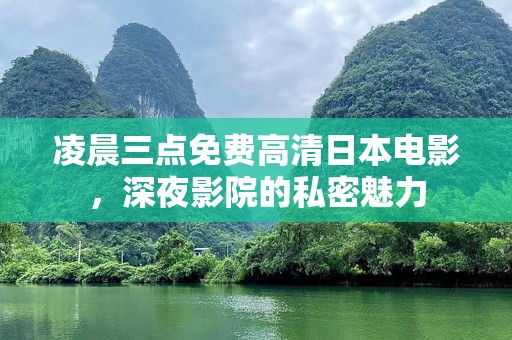 凌晨三点免费高清日本电影，深夜影院的私密魅力