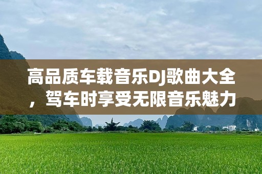 高品质车载音乐DJ歌曲大全，驾车时享受无限音乐魅力