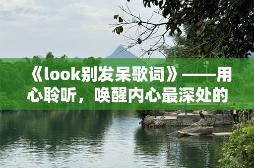 《look别发呆歌词》——用心聆听，唤醒内心最深处的情感