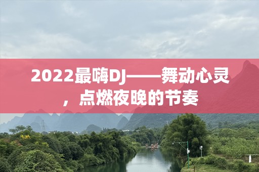 2022最嗨DJ——舞动心灵，点燃夜晚的节奏