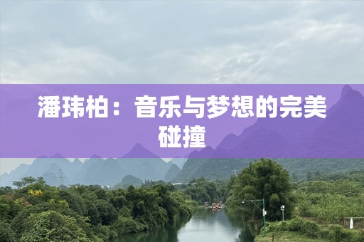 潘玮柏：音乐与梦想的完美碰撞