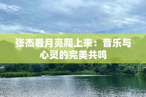张杰看月亮爬上来：音乐与心灵的完美共鸣