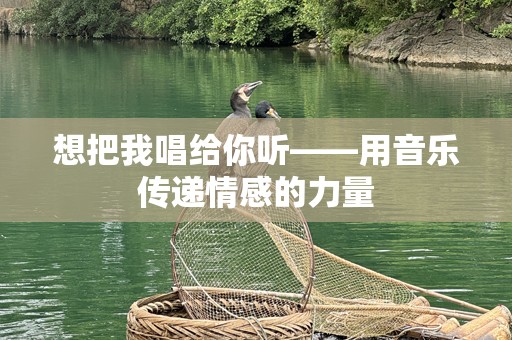 想把我唱给你听——用音乐传递情感的力量