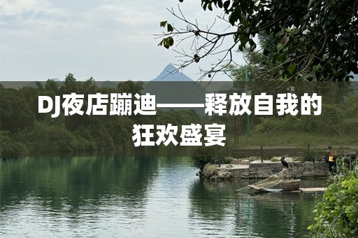 DJ夜店蹦迪——释放自我的狂欢盛宴