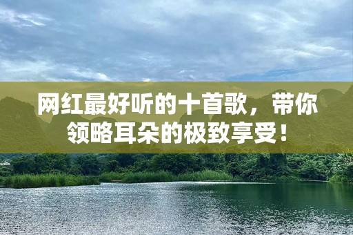 网红最好听的十首歌，带你领略耳朵的极致享受！