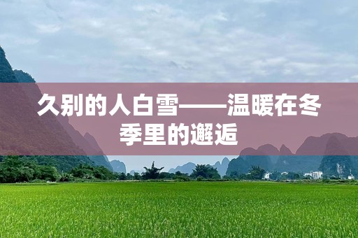 久别的人白雪——温暖在冬季里的邂逅