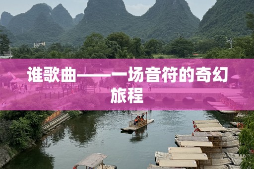 谁歌曲——一场音符的奇幻旅程