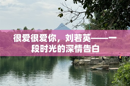 很爱很爱你，刘若英——一段时光的深情告白