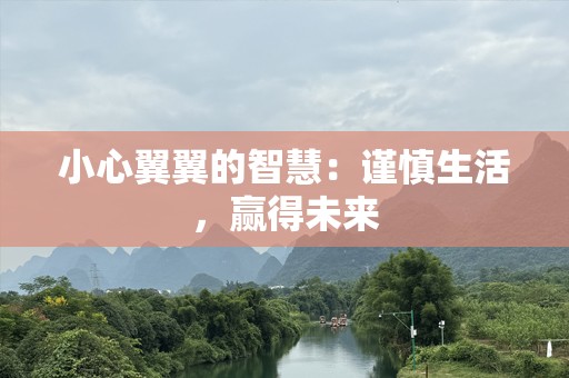 小心翼翼的智慧：谨慎生活，赢得未来