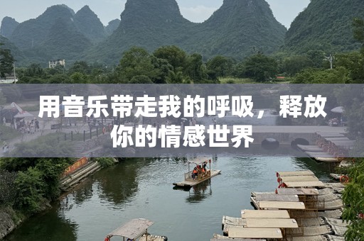 用音乐带走我的呼吸，释放你的情感世界
