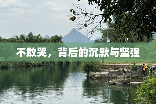 不敢哭，背后的沉默与坚强