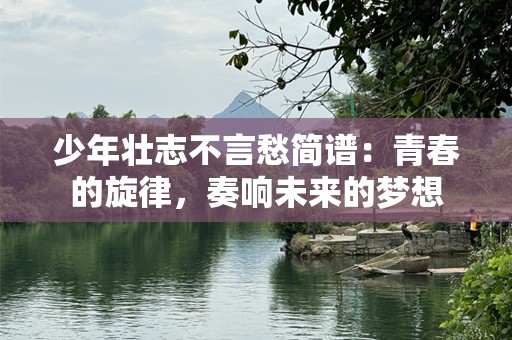 少年壮志不言愁简谱：青春的旋律，奏响未来的梦想