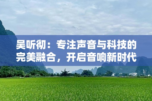 吴听彻：专注声音与科技的完美融合，开启音响新时代