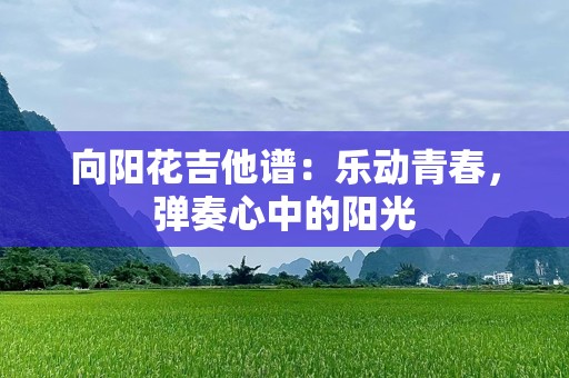 向阳花吉他谱：乐动青春，弹奏心中的阳光