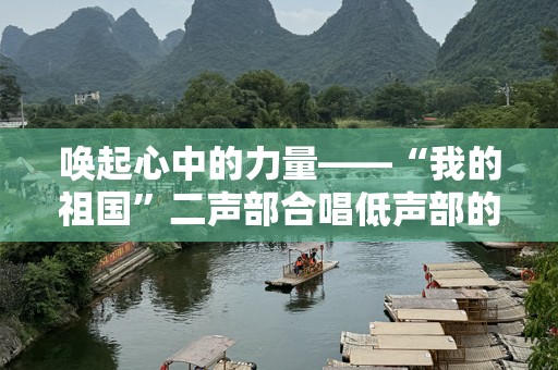 唤起心中的力量——“我的祖国”二声部合唱低声部的魅力